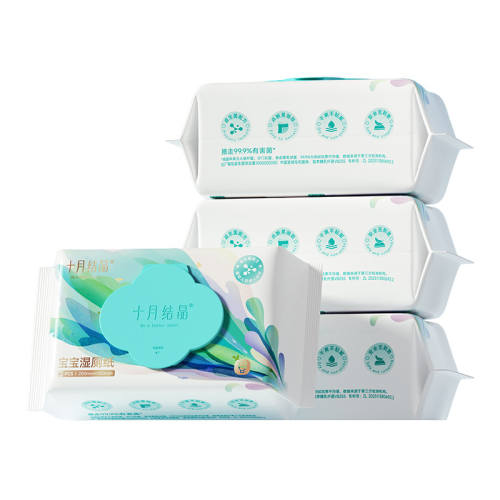 ʮ�½ᾧ������ʪ��ֽ80��ʵ��װ��80��*4���� 1��  169.5Ԫ��5��(��33.9Ԫ/��)