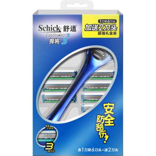 Schick�������뵶�ֶ��κ�����ʿ����3��ͷ���㵶Ƭ�κ��Ӻ��뵶 1�ֱ�+3�滻��ͷ 39Ԫ