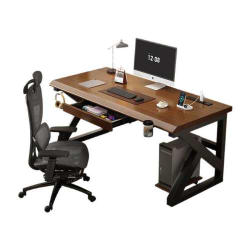 ���ڲ�����ʵľ���˫�˵��������������������ѧϰ���羺���칫������̨������3CMʵľ���� �ں���ɫ 100x60x0cm  490.45Ԫ(������)