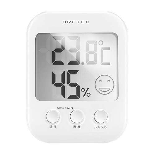 Dretec�����Ƽ��õ�����ʪ�ȼ�O-296���콢��-��ʪ/ʱ����ʾ����ɫ  68Ԫ