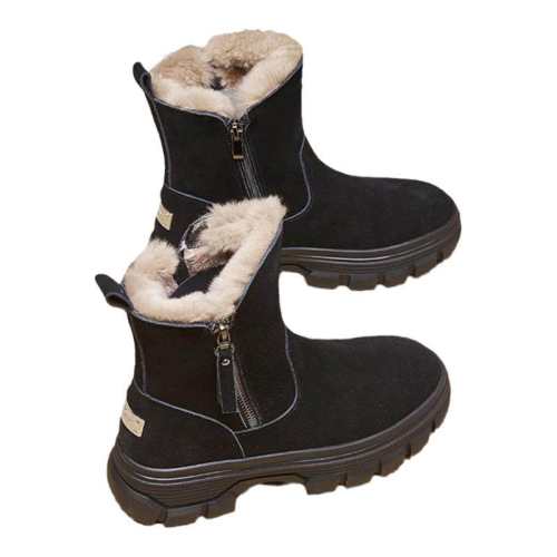 ѩ��ѥ���ޱ�ů��ѥ���м�����Ƥ����ɫ������ 34  122Ԫ