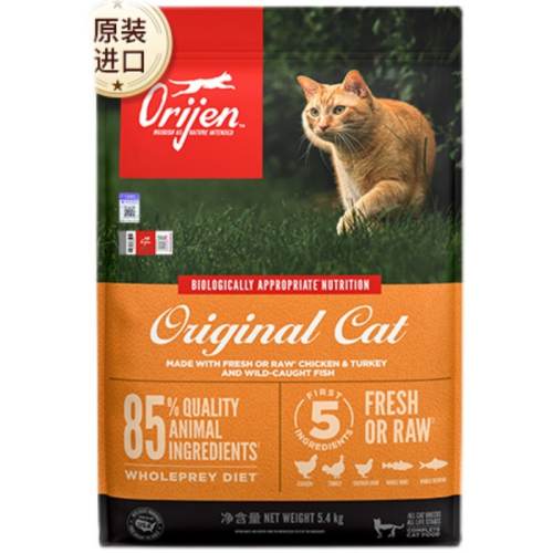 orijen�����޹Ⱦ��伦��������ʷ���Ӫ����è��è��5.4kg�����䱬�ԭζè�� 5.4kg��26/7�� 5.4kg  485.64Ԫ