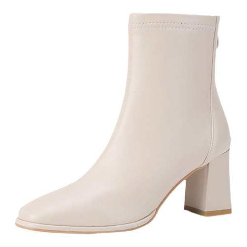 ��ܽ�ݸ߸���ѥ��ɫ�ٴ�����ѥŮ�װ�ɫ���ʲ�ţƤ7CM���ߡ� 35  841Ԫ��4��(��210.25Ԫ/������88VIP 95��)