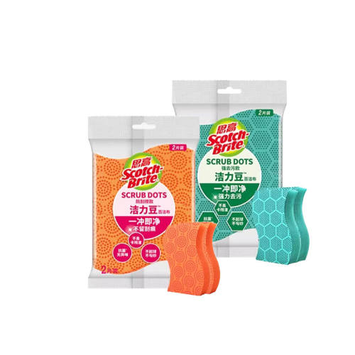 3m��������ˢ����ˮϴ�벼��ճ��2Ƭ  12.9Ԫ