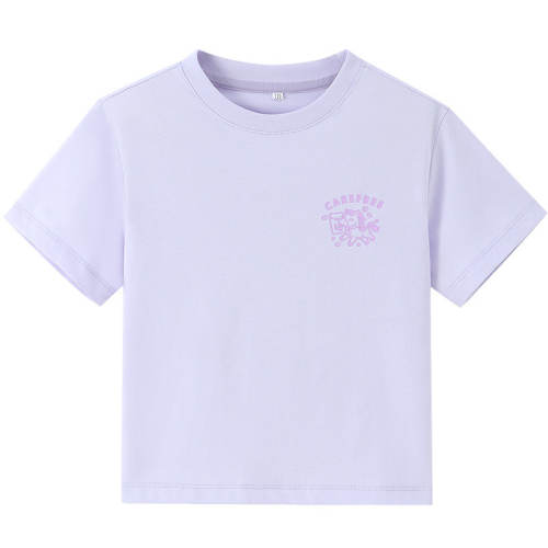 ��ӡ��ȫ��T�����ζ�ͯװŮͯԲ�����T��2026���¿���ʪ͸��΢�����Ż���H105CY 110cm  55Ԫ