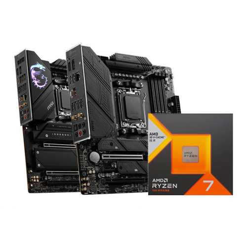 AMD����R7 7800X3D/9800X3DɢƬ��װ��΢��B650/X870����CPU��װ ����/other R7 7800X3D-ɢƬ B650M GAMING WIFI 2754Ԫ(������)