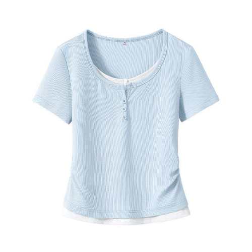 ���ڲ���������·��ʽС��ǳ��ɫ����T��Ů������#��ɫ S  59.9Ԫ