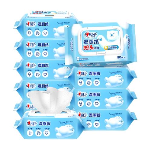 ����ӡʪ��ֽ80Ƭ10�� 64.41Ԫ