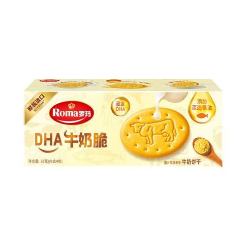 Roma ����DHAС��ţţ�̴�ţ�̱���Ԫ�������ʳ�����88gDHA 88g *1��  37.3Ԫ��5��(��7.46Ԫ/��)