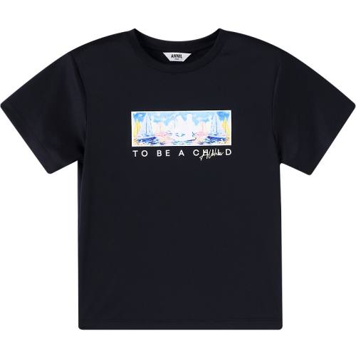 ���ζ�ͯװ��ͯԲ�����T�����¿���ʪ�ٸ��ᱡ͸������ӡ����ɫ 110cm  48Ԫ