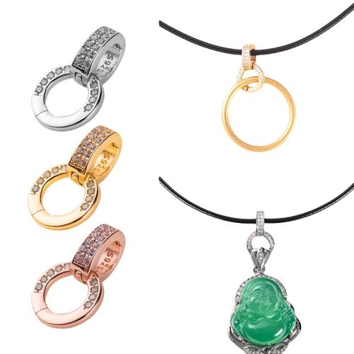 ���ӿ�925����DIY����Ʒ��׹��ͷs925�����ƽ�ɫ��һ��  60.03Ԫ