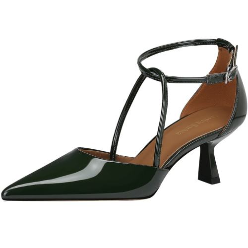 JESSICA SOPHIA ����ͷ��Ь��25�Ŀ�ͷ��յ�Ьϸ��һ�ִ��԰׸߸�ЬŮ��ȹ�� 213.9Ԫ