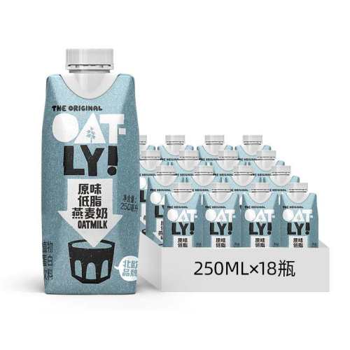 ���������ѡ�OATLY���ȴ�ʦԭζ����������ֲ�ﵰ�����������ԭζ��֬������250mlx18  92.54Ԫ