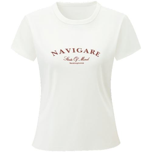 NAVIGARE �����С���� Ůʿ����͸���׷�Բ����ĸ����T�� ��ɫ�� 139Ԫ