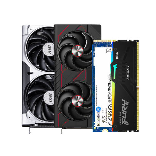 ���ٲ�+������RTX5060Ti 8G/RX9060XT 16G���ʿ��Ӳ���ڴ���װ 500GB ��ʿ��NV3 Ӳ�� ����ʯRX 9060XT 16G ���� 3408.7Ԫ(������)