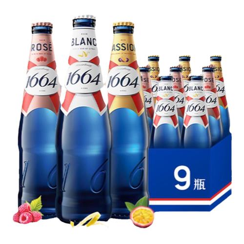 ��ʽ1664����ơ��500ML*9�޾����ơ�Һ취����װ�ۻᳩ��500ml*9�� 3�Һ�+3��ơ+3����  53.88Ԫ