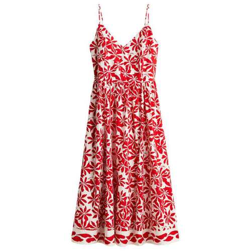 HMŮװ����ȹ�ļ��¿��黨V�������ȼٷ����ֲ��ӡ����ȹ1278036��ɫ/��ɫ���� 150/76  140Ԫ