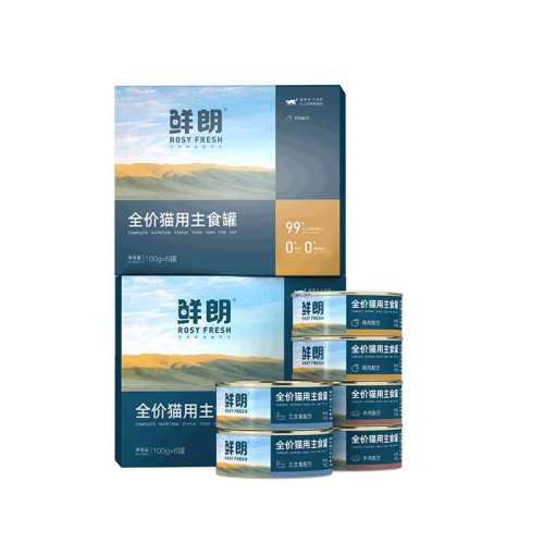 rosy fresh/���� ȫ��è��ͷ ��ʳ�� ��Ͽ�ζ 100g*6�� 69.37Ԫ