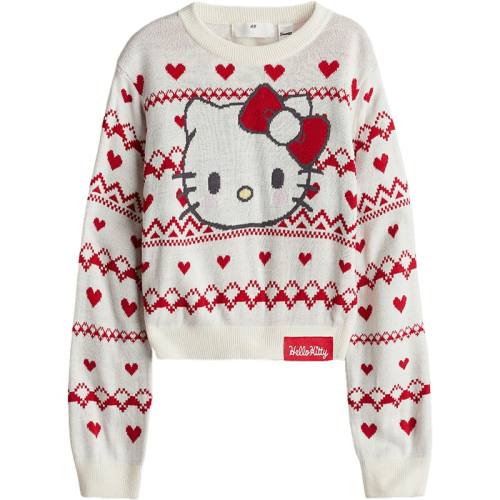 ������Ÿϵ�С�HMͯװ��ͯŮͯë���ỨHello Kitty��֯��1252844��ɫ/Hello Kitty 150/76  78.96Ԫ