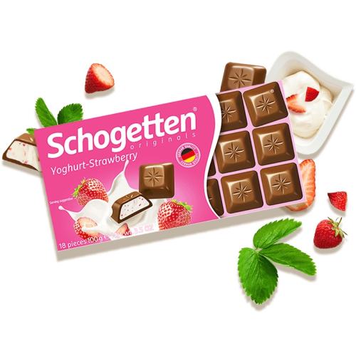 SCHOGETTEN ˿��� �¹����ڴ��ɿ�֬��ݮ���ţ�̺ڰ׼����ɿ��� 18��װ 15Ԫ