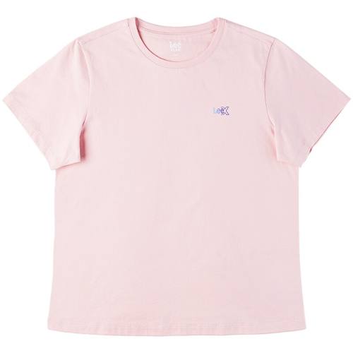 Lee26������Ʒ��׼��Բ�콥��Logoӡ��Ů����T������LWT0121924LE�ҷ�ɫ XS  131.1Ԫ