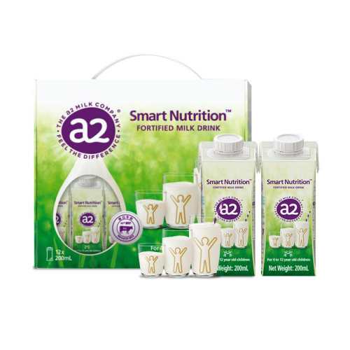 ����Ӫ��a2��ͯţ�̰��޽���ˮ�������A2����ѧ������200ml*12�� ��ͯţ��200ml*12�� 124.76Ԫ