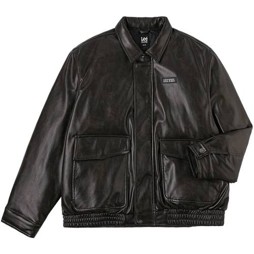 Lee2026�¿��п����޷����ʰ淭�츴�ŷ�Logo�ձ�PU��ů���г�����ɫ XS     522.44Ԫ(��88VIP 95��)