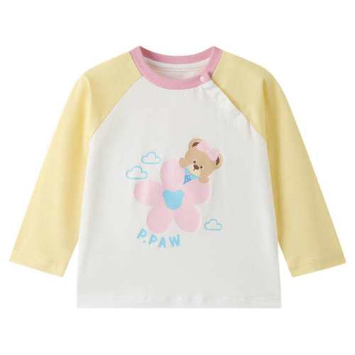 PawinPaw��ͨС��ͯװ26�괺�ļ��¿���Ů������ͯ�ɰ�����T��A��-Pink��ɫ/25 90cm  176.89Ԫ