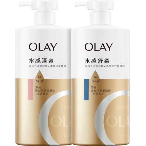 OLAY/������ ˮ�� ��ԡ¶ Ĩ��+��ʾ� 730ml *2�� 52.4Ԫ
