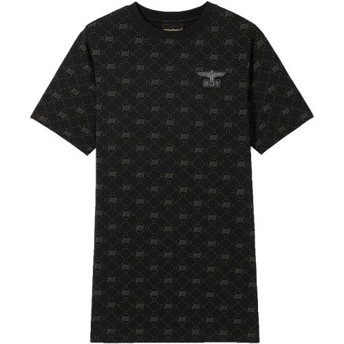 ���߷ۼ��ˡ�BOYLONDON����Ů��T��ȹ��ӡ����ֱͲ����ȹW17906��ɫ XS  370.02Ԫ