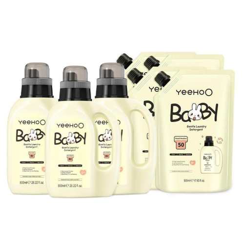 Ӣ��Ӥ��ϴ��Һ����ר������װ��80%��ѡ��ϴ��Һ800ml*3ƿ����4�� ������2000ml�� ��Ȼ����  108.92Ԫ