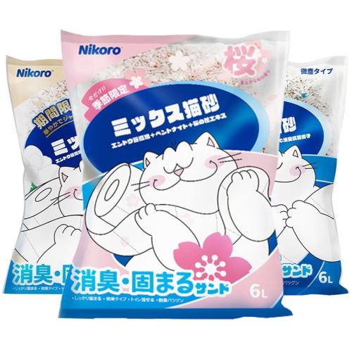 ��Ӫ���èɰnikoro��������С����-����ɰ���ƻ���ɰ4.5kg*2������18� 0g  40Ԫ(����������88VIP 95��)