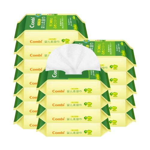 Combi/����Ӥ�׶��ֿ�ʪ��ֽǳ��ɫ 1�� 1��  63.12Ԫ