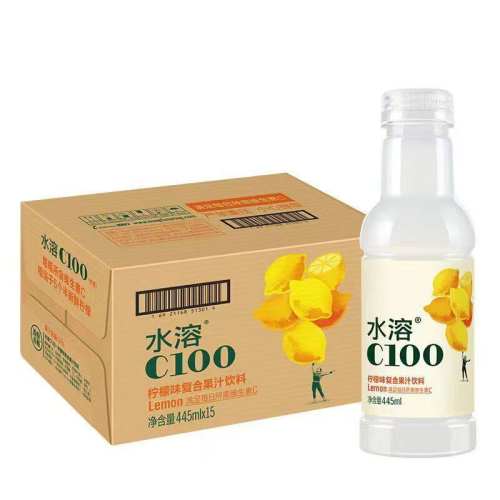 ũ��ɽȪ ˮ����������Ѫ�ȸ��Ϲ�֭ 445ml*15ƿ C100ά���� 250ml����1ƿ 3Ԫ