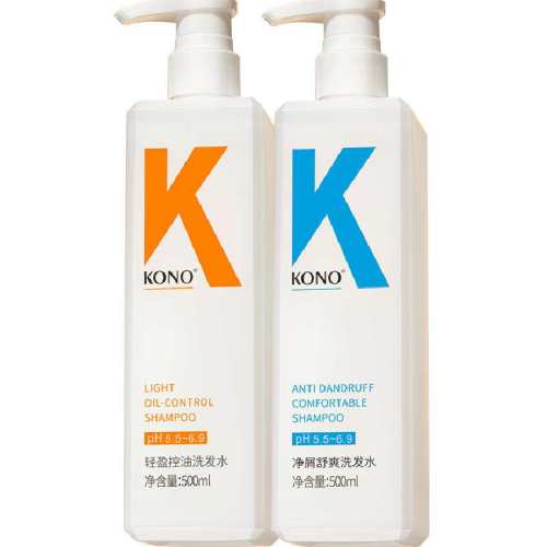 KONO�������ȥмϴ����װ 500ml+500ml ��ɫ ����ϴ��ˮ+ˮ�󻤷��� 76.03Ԫ