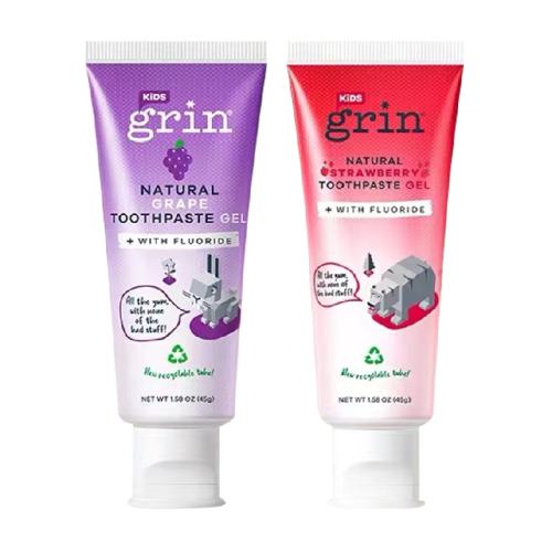 grin������ͯ���ຬ������ ��ݮζ45g*2 0-12�껻����ֲ�͵��� 110Ԫ