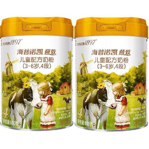 ����ŵ��1897���¶�ͯѧ�������䷽ţ�̷�4��(3-6��)800g*2�� 2�� 800�� 452.87Ԫ
