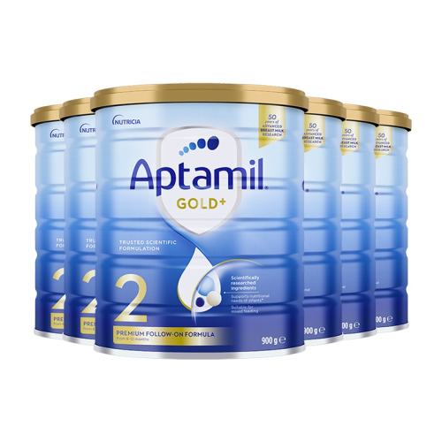 ����Ӫ��������Aptamil�������ϴ�Ӥ�׶��̷�2��6-12����900g*6�� (1�� 900��)*6 1113Ԫ