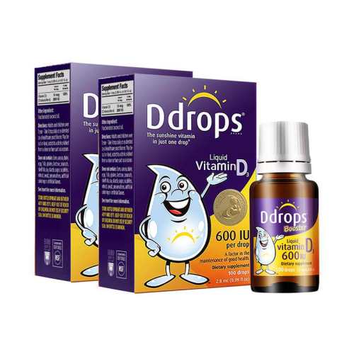 ddrops ��׿˼ Ӥ�׶�ά����D3�μ� 600IU 100�� 2.8ml*2 190.18Ԫ(��88VIP 95��)