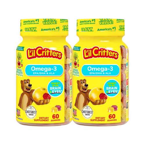 L��il Critters С������ DHA���� 60��*2ƿ LC0010-1 228.36Ԫ��2��(��114.18Ԫ/������88VIP 95��)