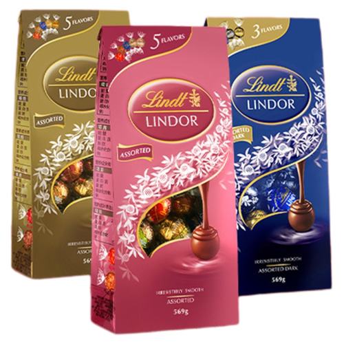 Lindt/��ʿ���ٷ���Ʒ���ľ�ѡţ���ɿ���569g������ʳ��������ѡ569g��ɫ����װ  121.08Ԫ