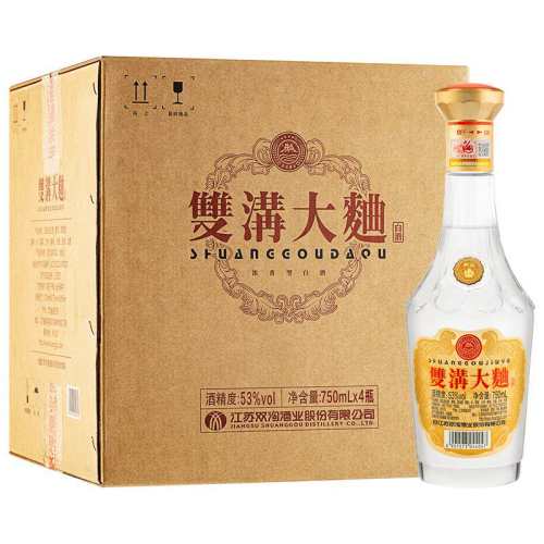 shuanggou/˫�� ������ 53�� Ũ���� 750ml 4ƿ 400.8Ԫ��2��(��200.4Ԫ/��)