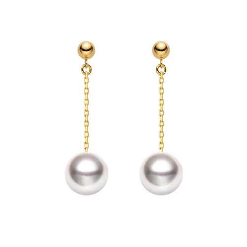 HELAS������ˮ����18K�𼫼��׹��6.5-7mm��Akoya����18K�ƽ�ɫ/��18K����о�轺����  2083.2Ԫ