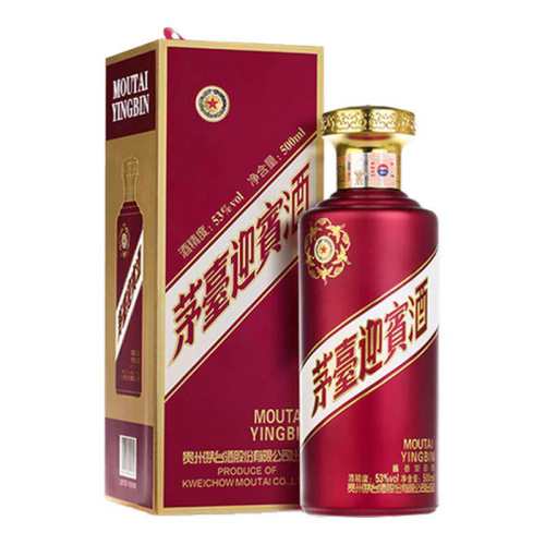 MOUTAI/ę́ ��ӭ���� 53�� ������ 500ml 1ƿ 152.47Ԫ