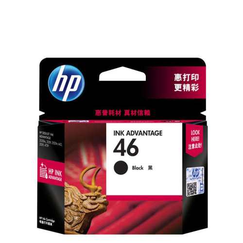 HP ���� 46��ɫī�� deskjet2520hc 2529 4729 2020 2029 ��ӡ�� 1500ҳ A4ֽ5%������ 77.96Ԫ