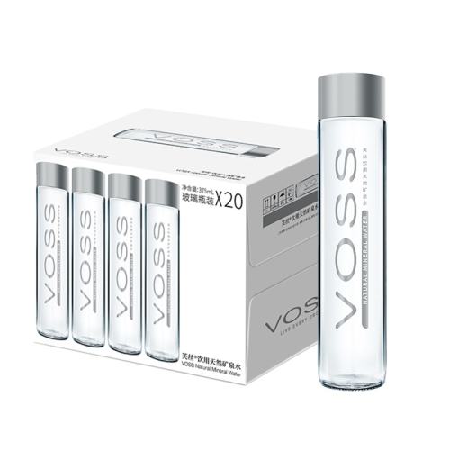VOSSܽ˿���������������Կ�Ȫˮ��Ȼ��Ȫˮ����ƿ375ml*20ƿ*1�� 1��  254.84Ԫ