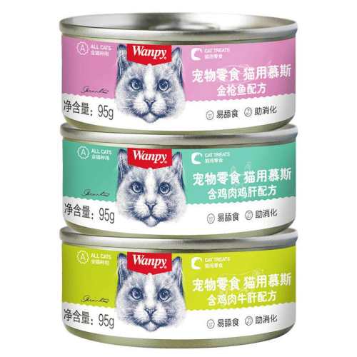 Wanpy��Ƥ Ľ˹è��ͷ ����ζ��� 570g 72Ԫ��5��(��14.4Ԫ/��)