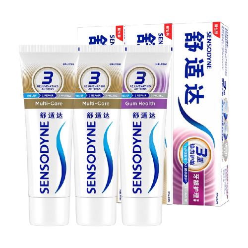 SENSODYNE/���ʴ� ��Ч����+�������� ���� 3֧��300g 47.86Ԫ