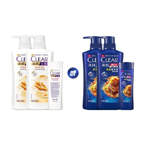 CLEAR/���� ����ϵ�� ϴ��ˮ 500g*2ƿ �����ͷ� 64.51Ԫ