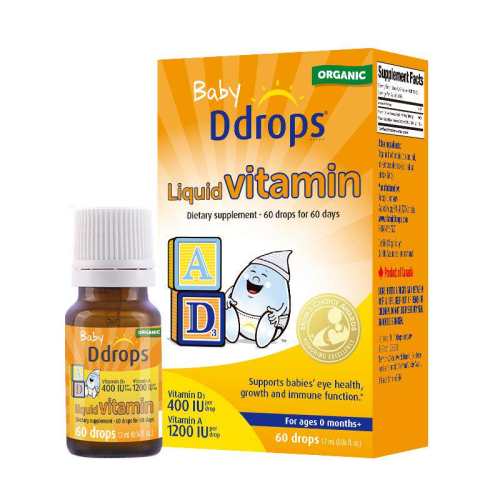 Ddrops Ӥ��ά����AD�μ� ά����D3 600iu 1��~18�� 165.92Ԫ��2��(��82.96Ԫ/��)